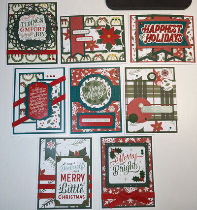 Very Merry Salutations Card kit by Karen Z