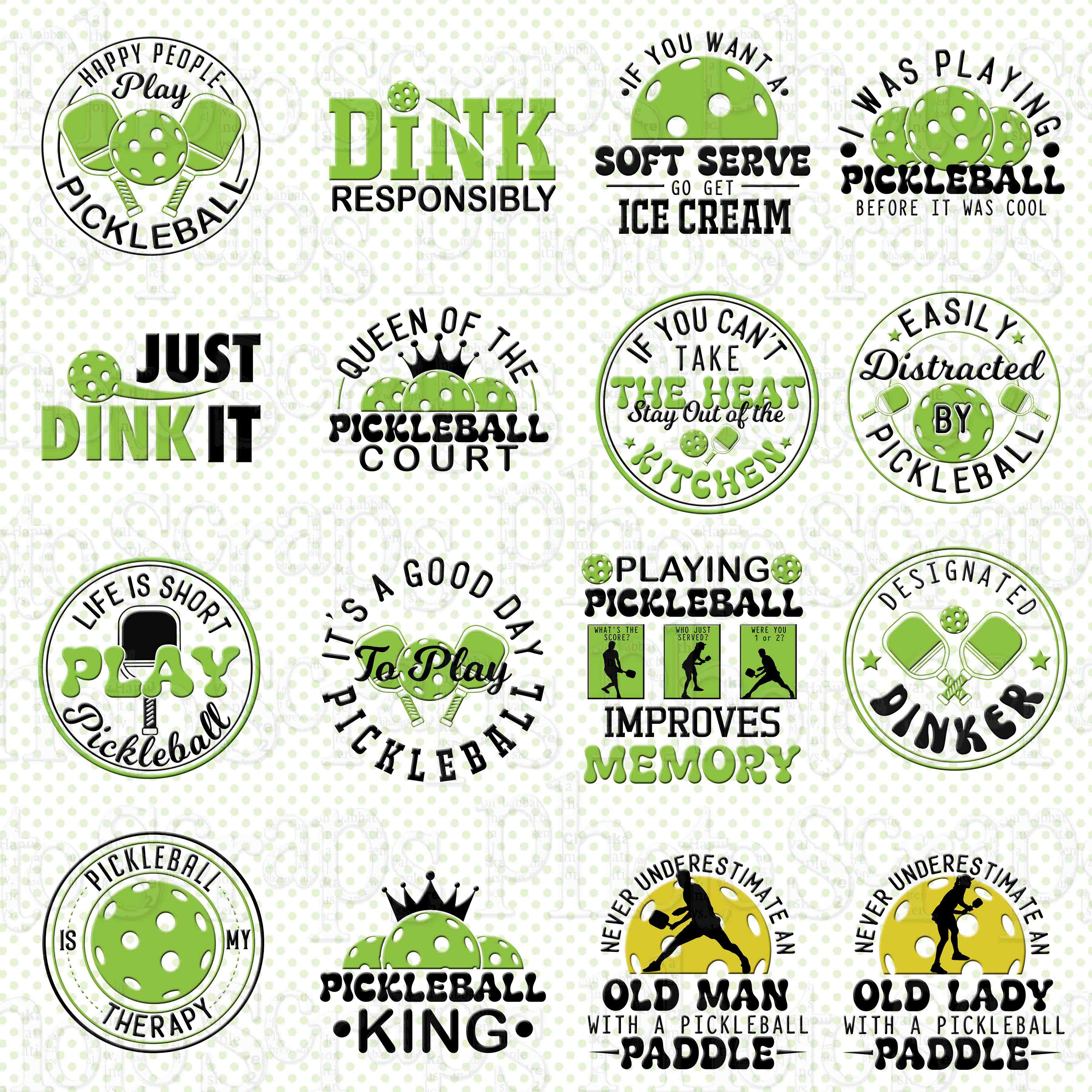 Pickleball Quotes Photo Scraps