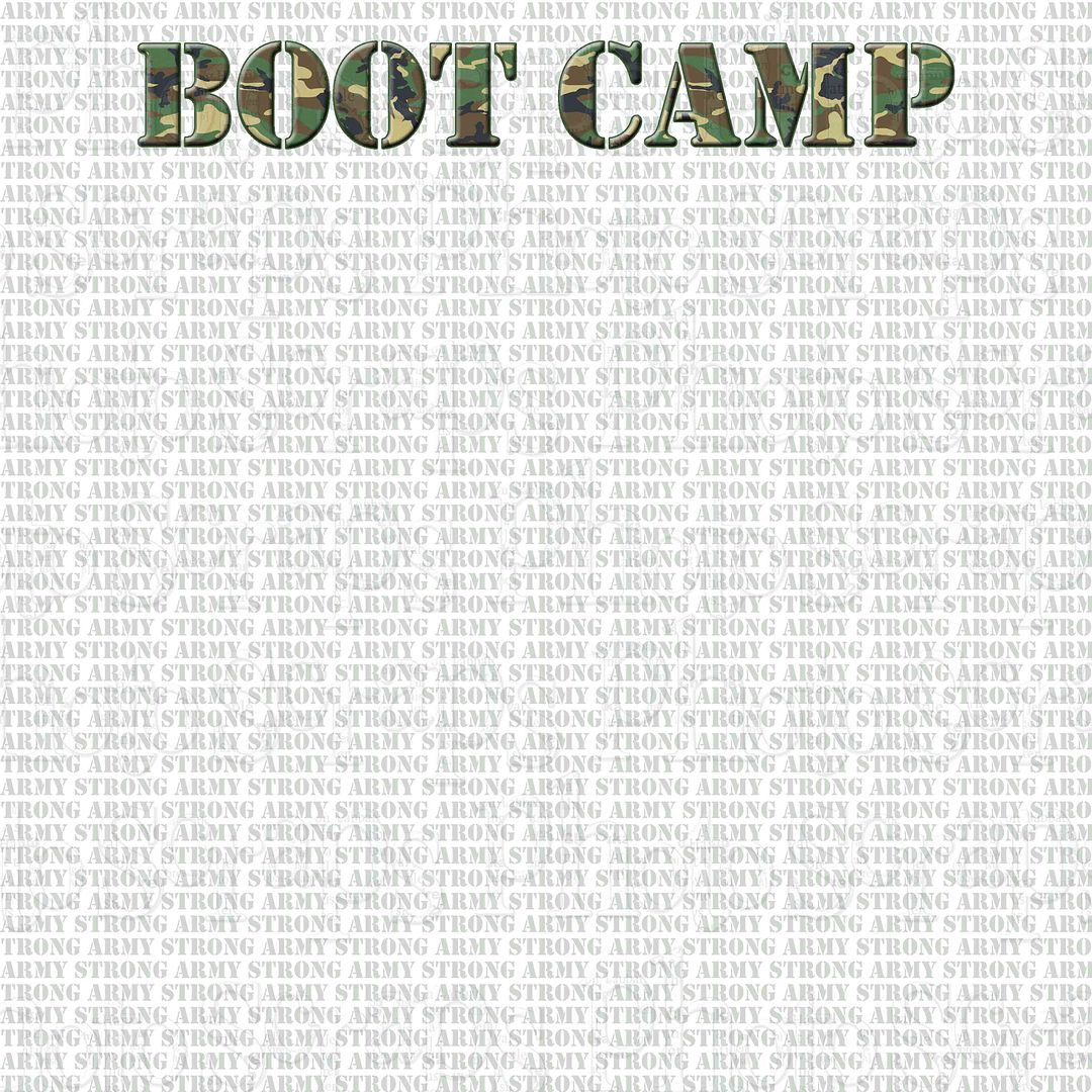 Army boot camp Photo Scraps