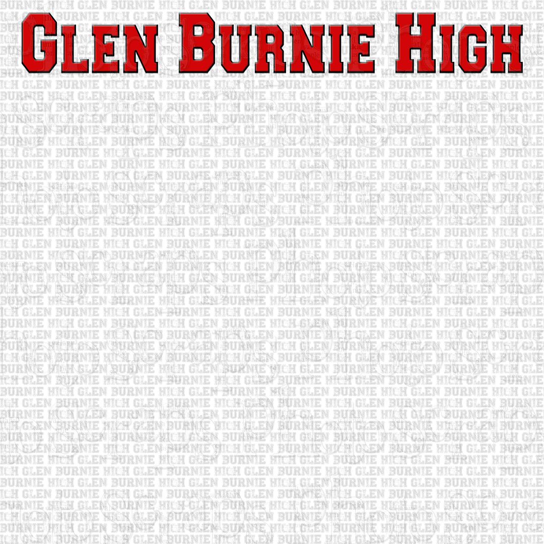 Glen Burnie High title Photo Scraps