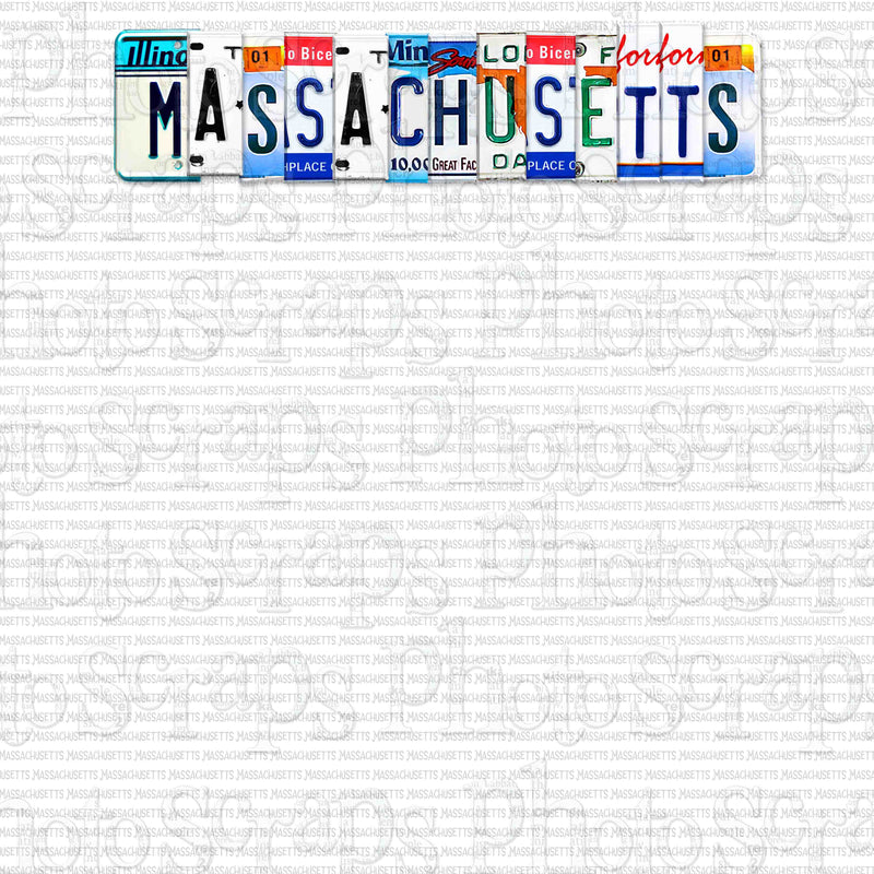 Massachusetts State License Plate Title
