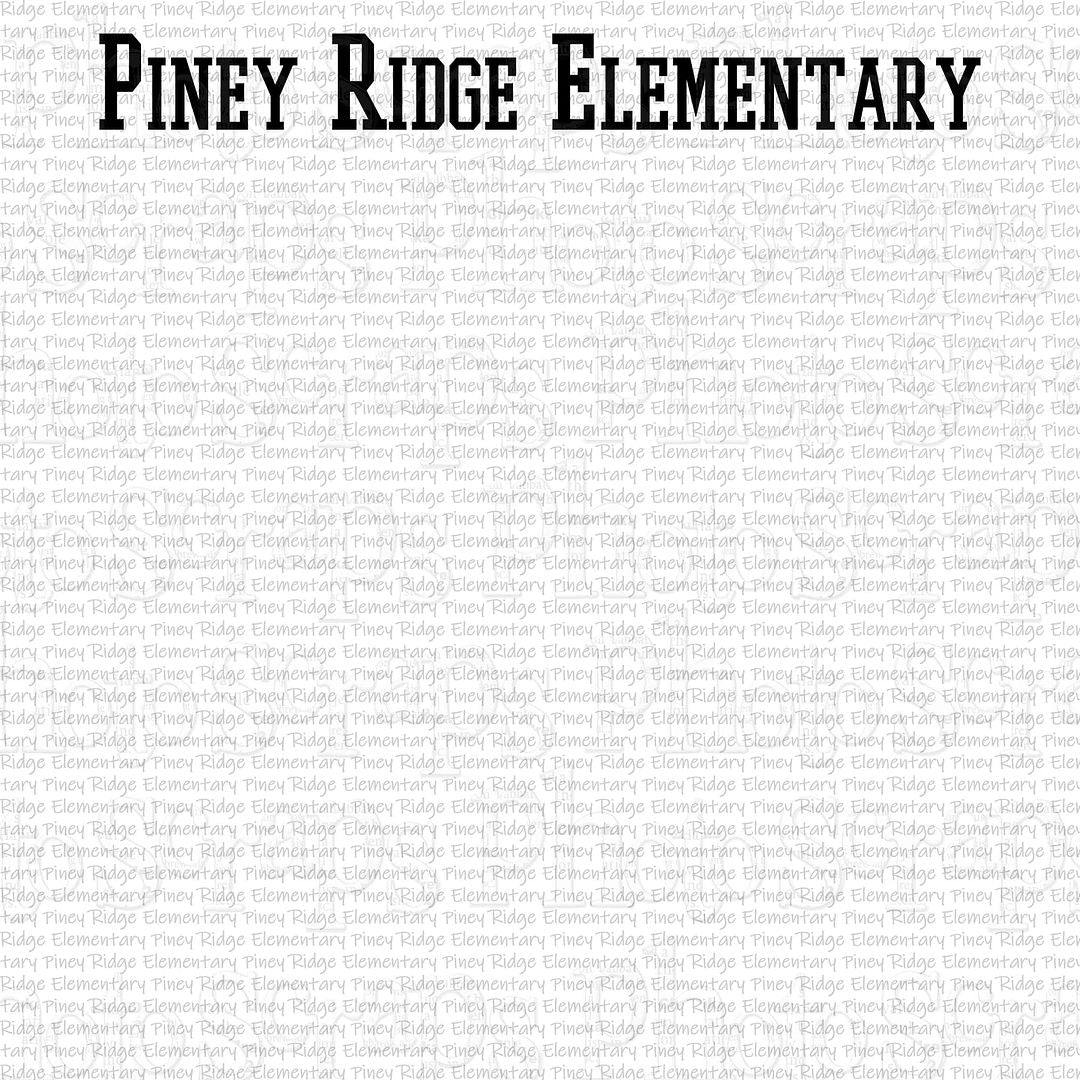 Piney Ridge Elementary Title Photo Scraps