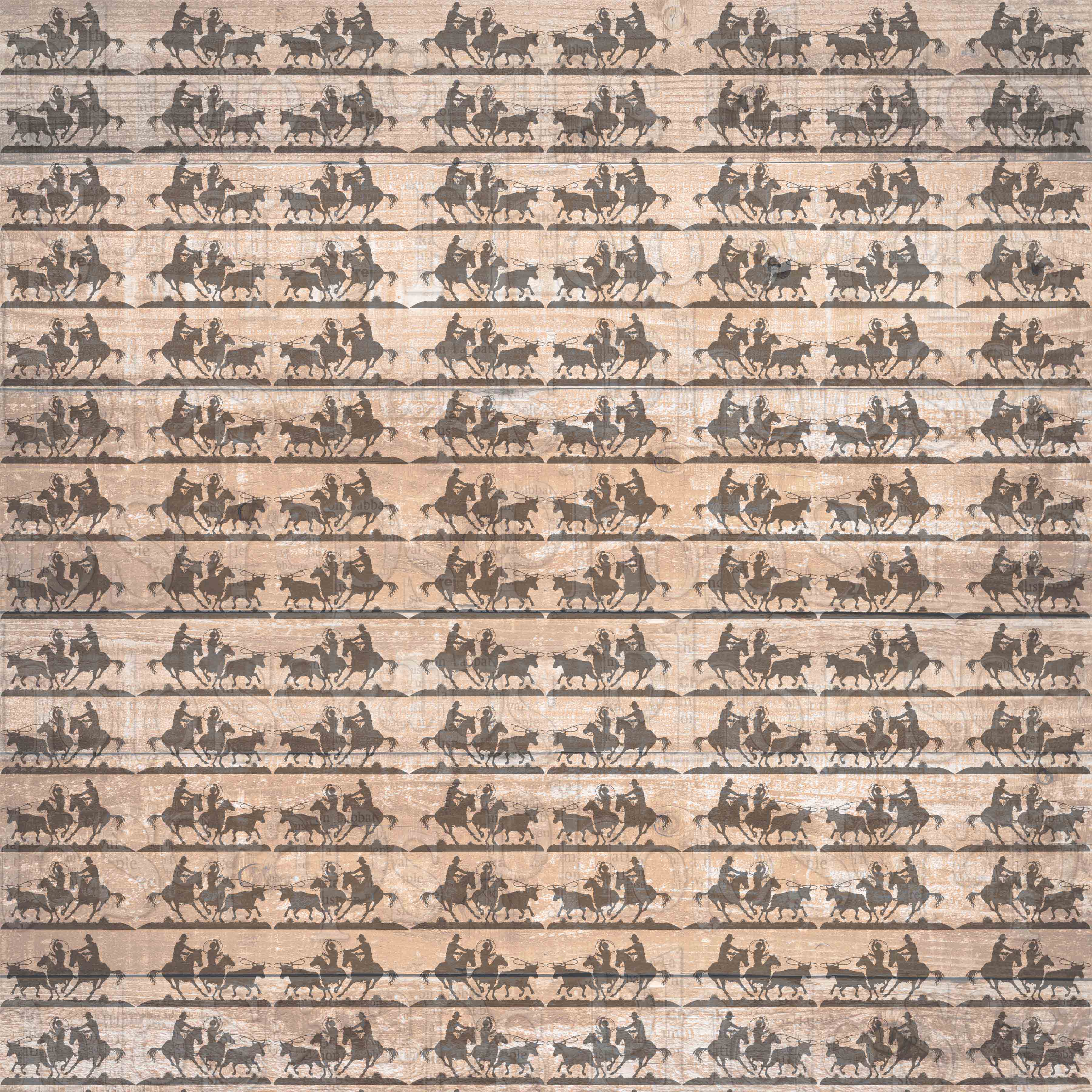 Calf roping image repeating – Photo Scraps