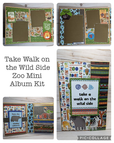 Take A Walk on the Wild Side Zoo Album kit