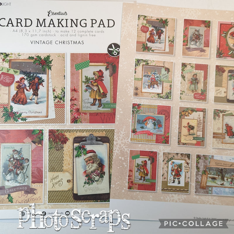 Vintage Christmas Cardmaking kit