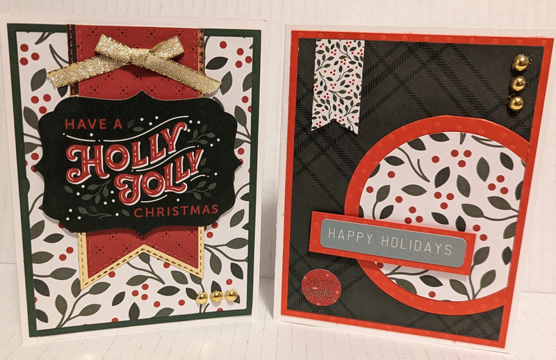 Holly Jolly Christmas Salutations Card Kit by Karen Z.