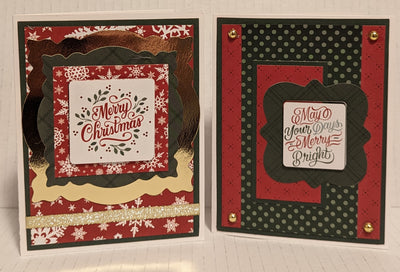 Holly Jolly Christmas Salutations Card Kit by Karen Z.
