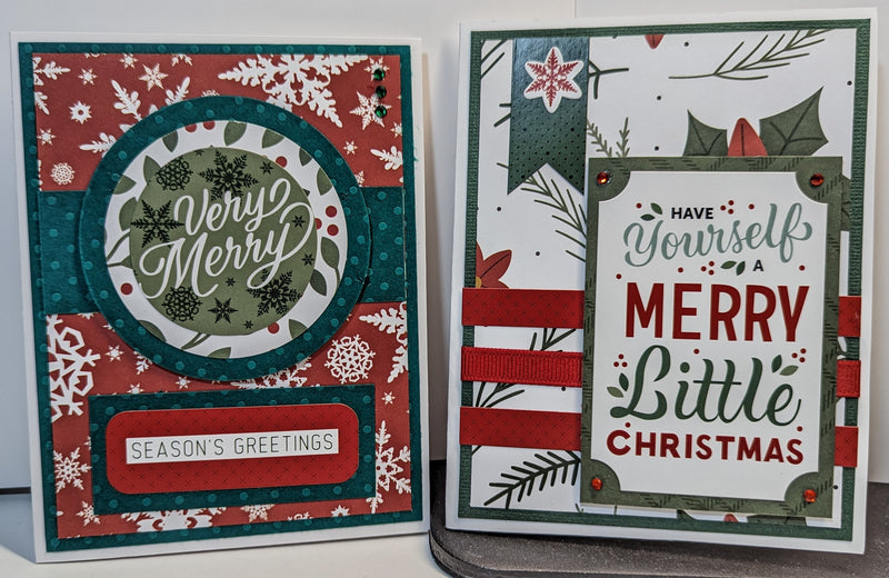 Very Merry Salutations Card kit by Karen Z