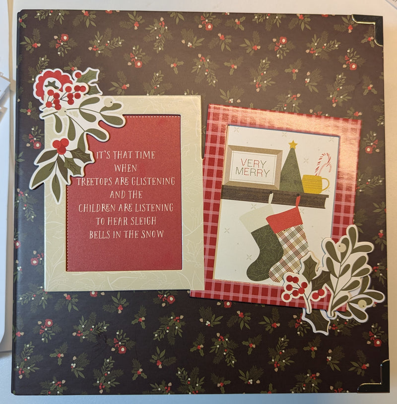 Simple Stories Very Merry Christmas 6x8 Mini Album Kit