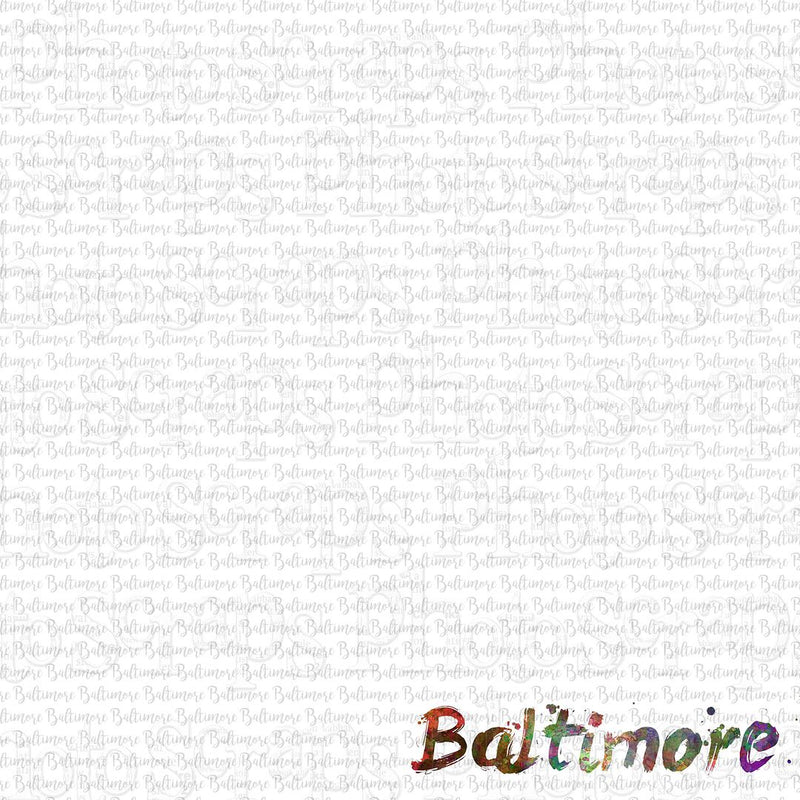 Baltimore watercolor title