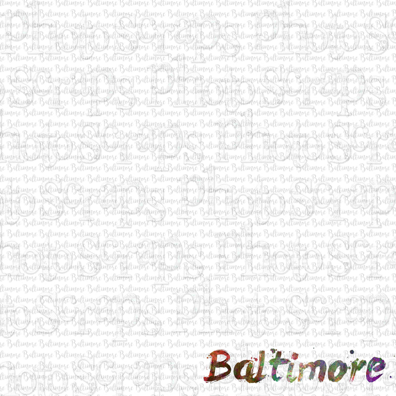 Baltimore Watercolor Title