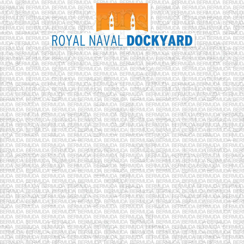 Bermuda Royal Naval Dockyard with logo title