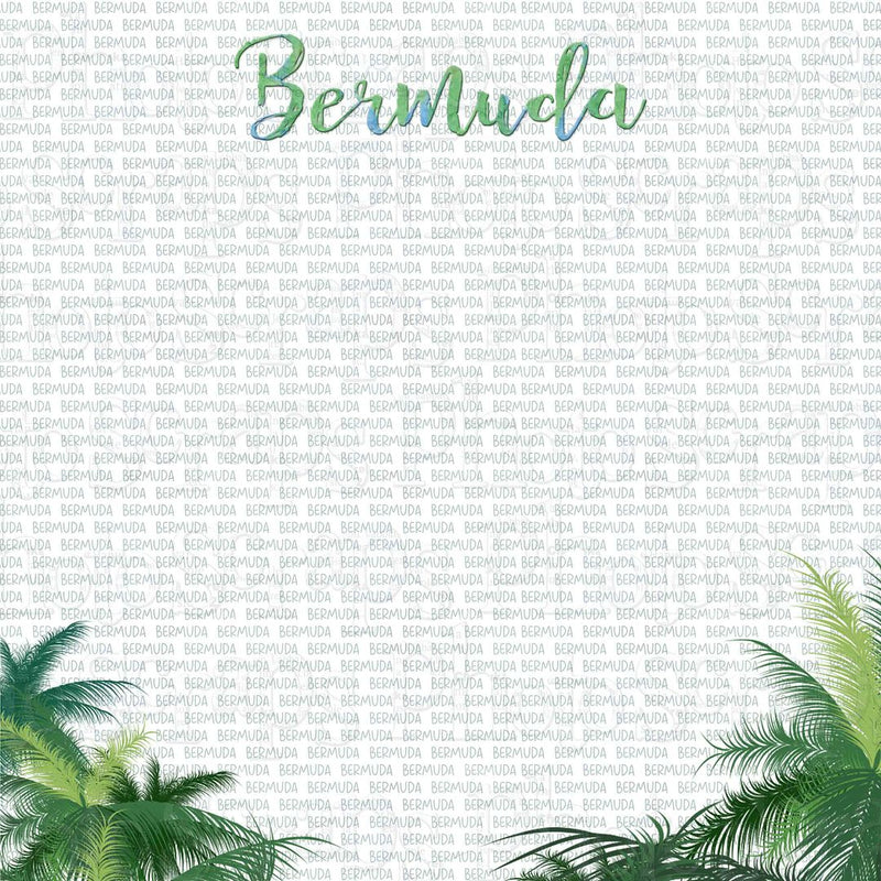 Bermuda Title with palms right