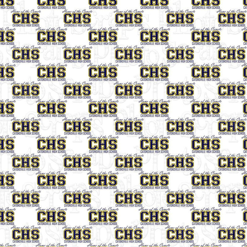 Catonsville High Scool repeating initials logo