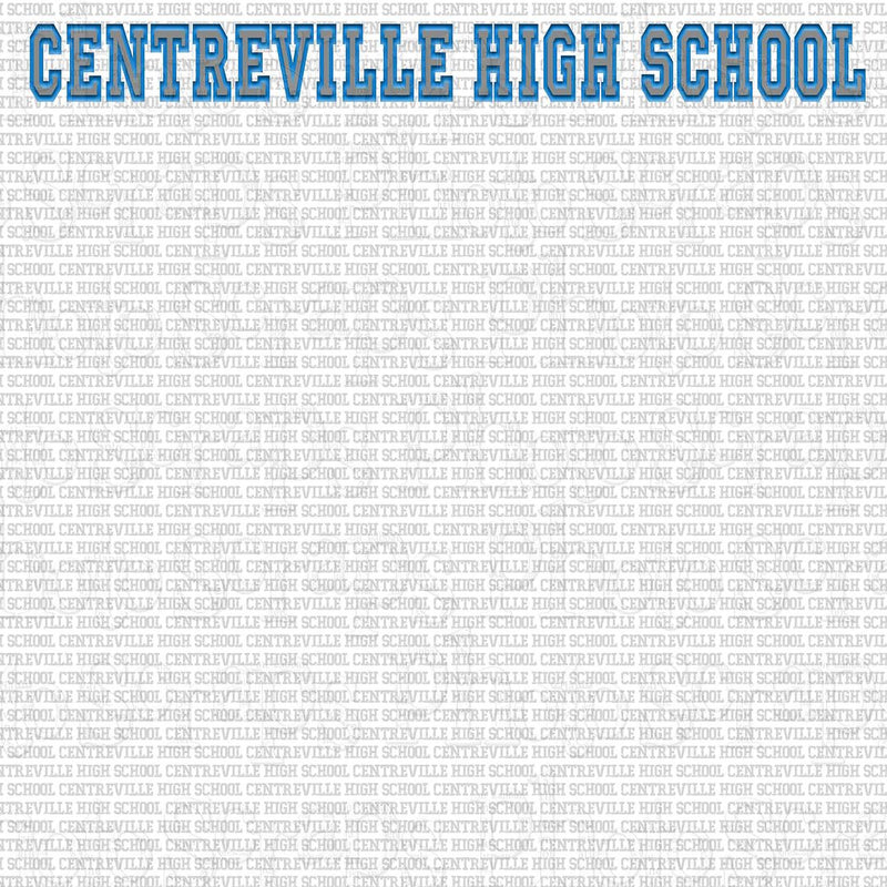 Centerville High school blue grey title