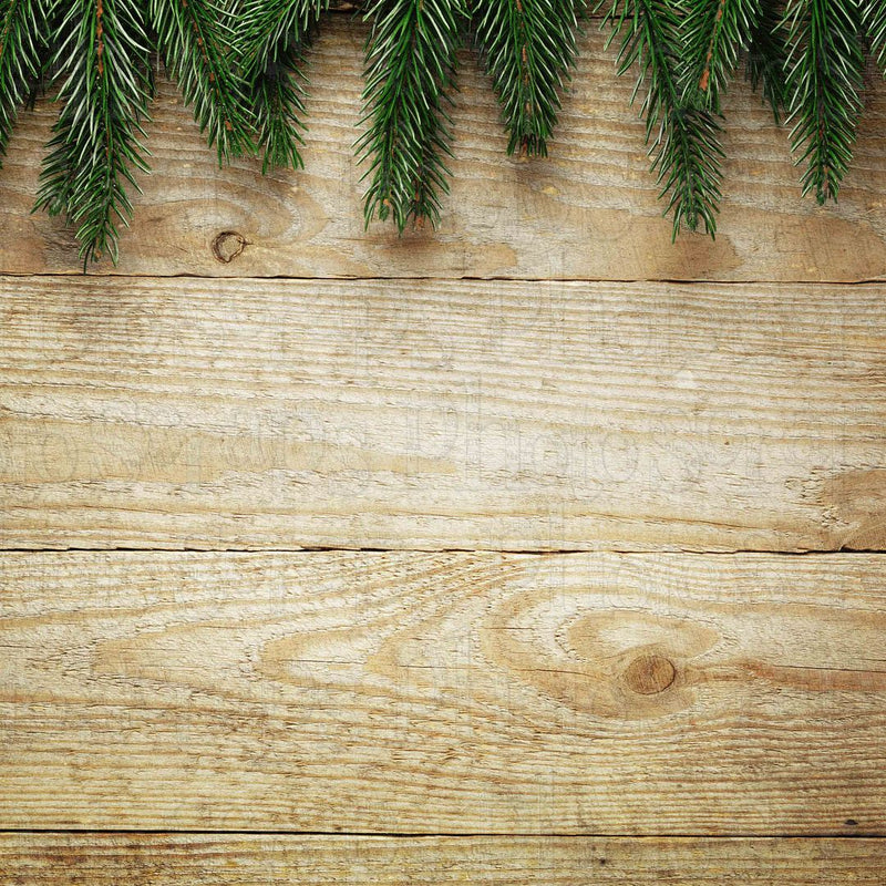 Christmas branches on wood_edited-1