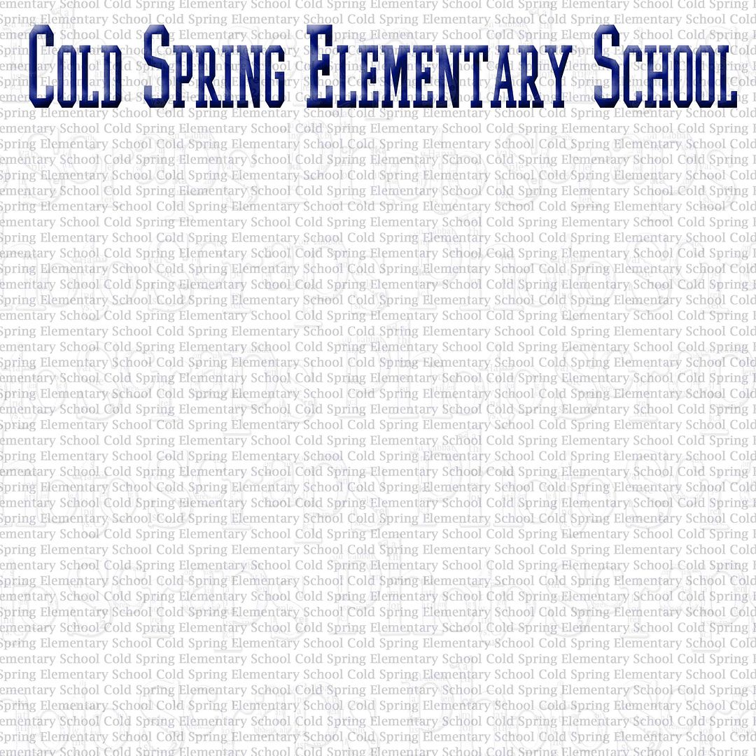 Cold Spring Elementary School title – Photo Scraps