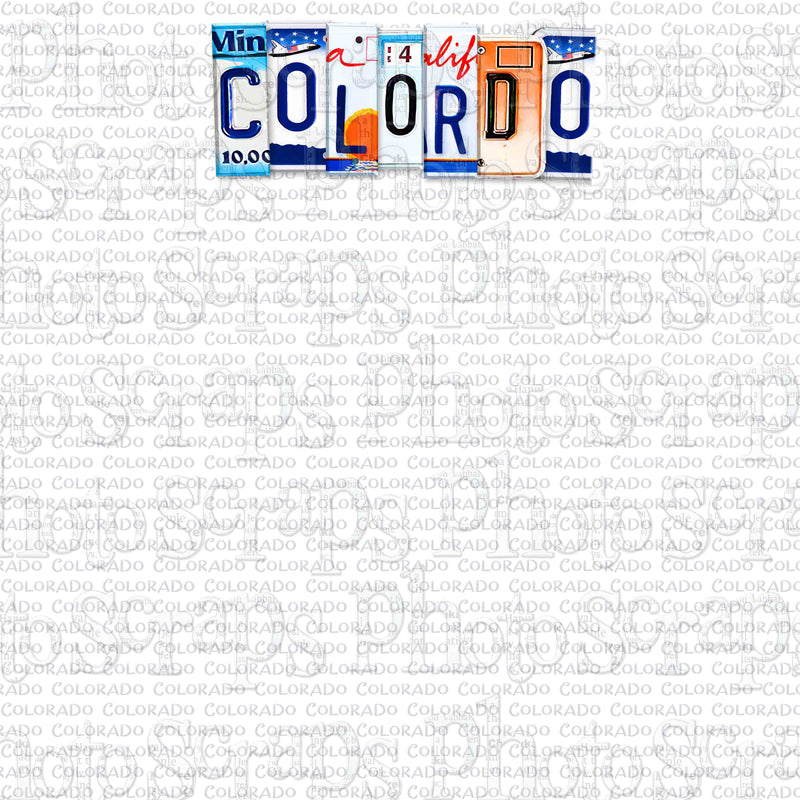 Colorado State License Plate Title