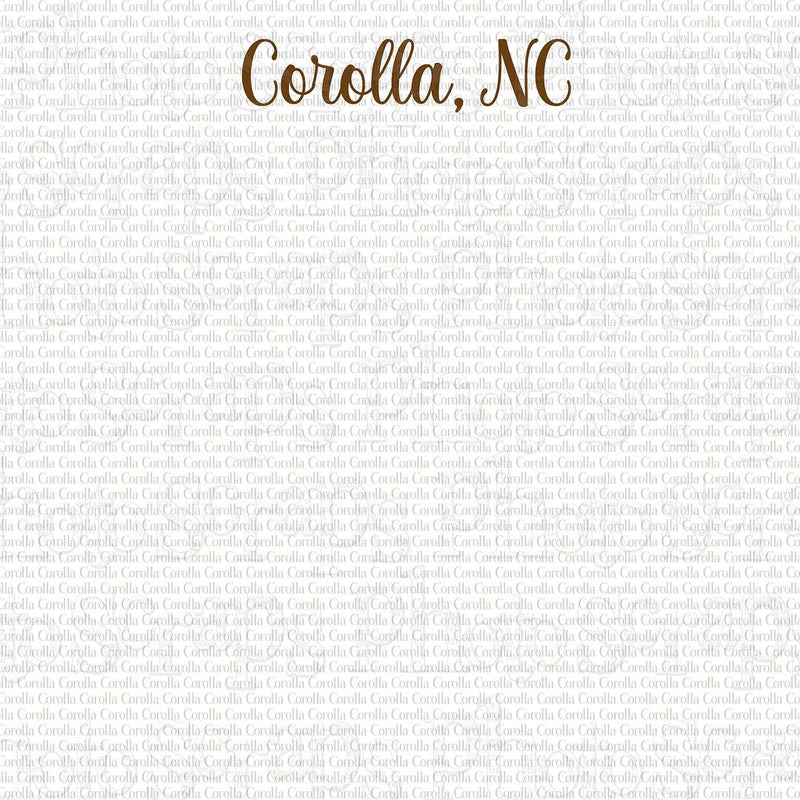 Corolla NC Title Over Corolla
