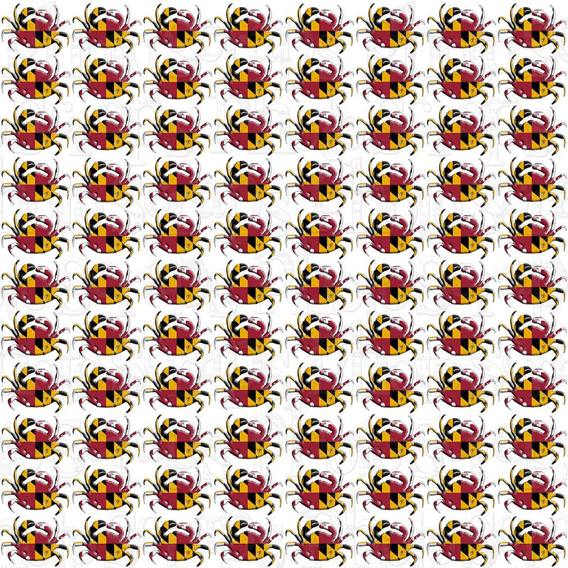 Crab flag 12 x 12