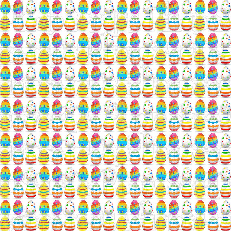 Easter eggs colorful