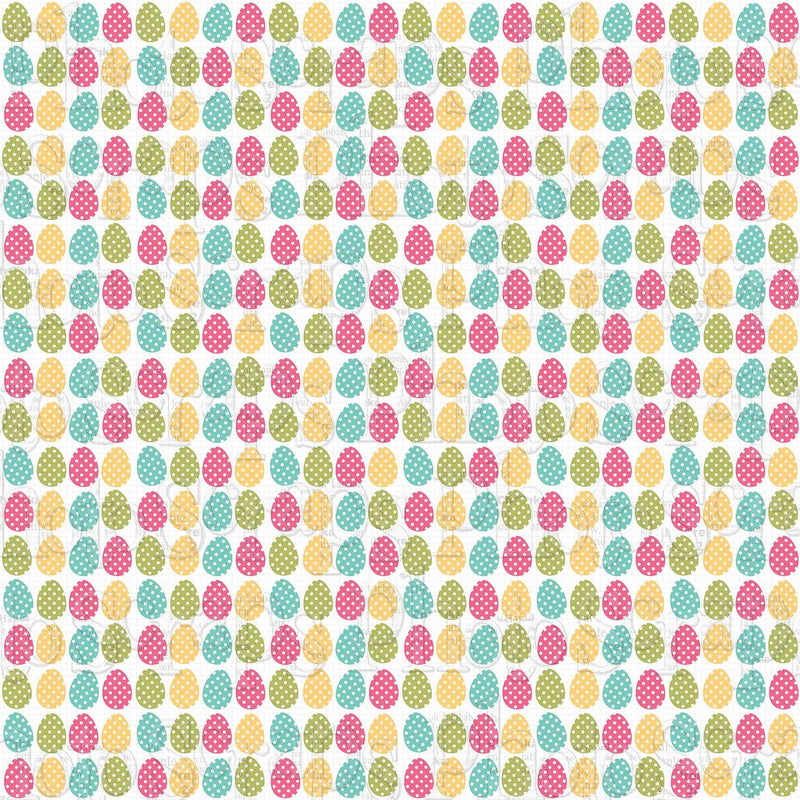 Easter eggs polka dot