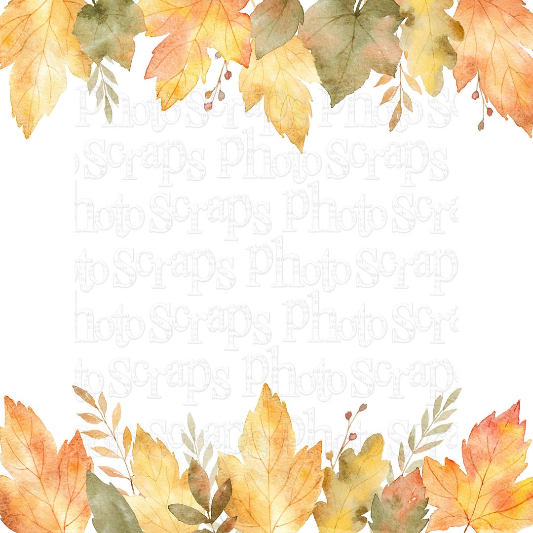 Fall border – Photo Scraps