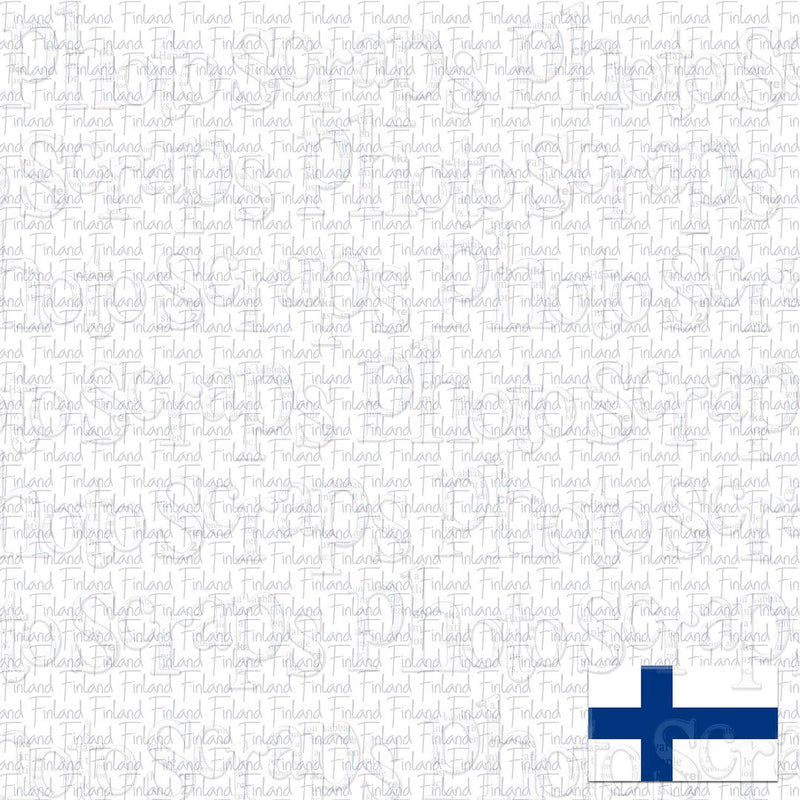 Finland repeating with flag