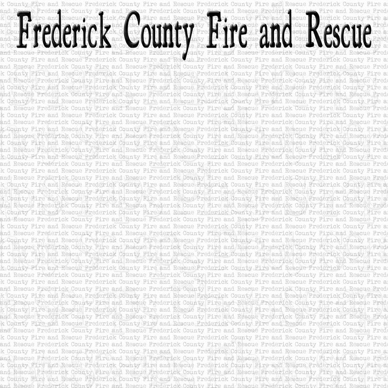 Frederick County fire title black 2