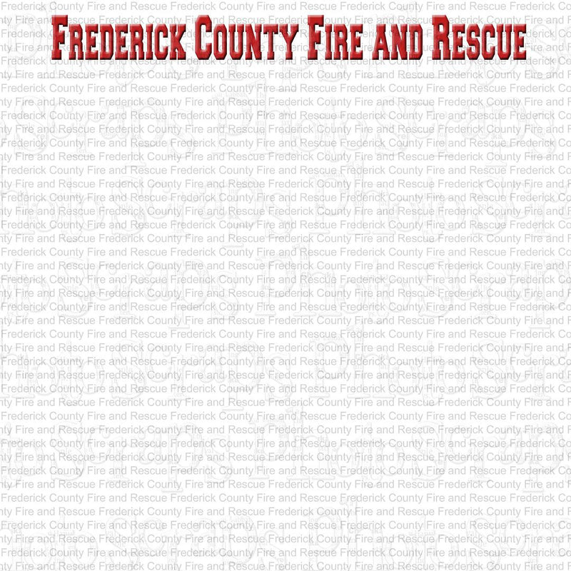 Frederick County fire title in red