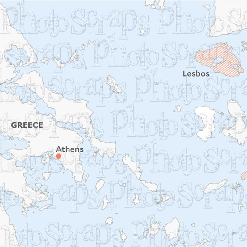 Greece lesbos map two