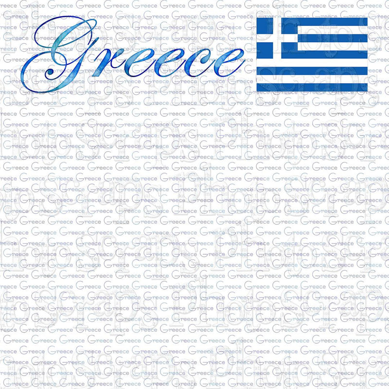Greece with flag