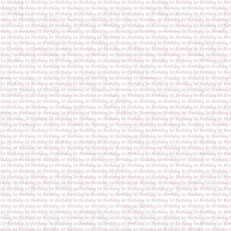 Happy 1st Birthday no title pink
