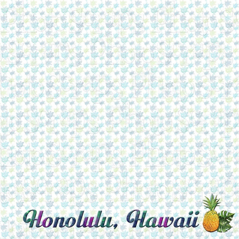 Honolulu Hawaii with pineapple