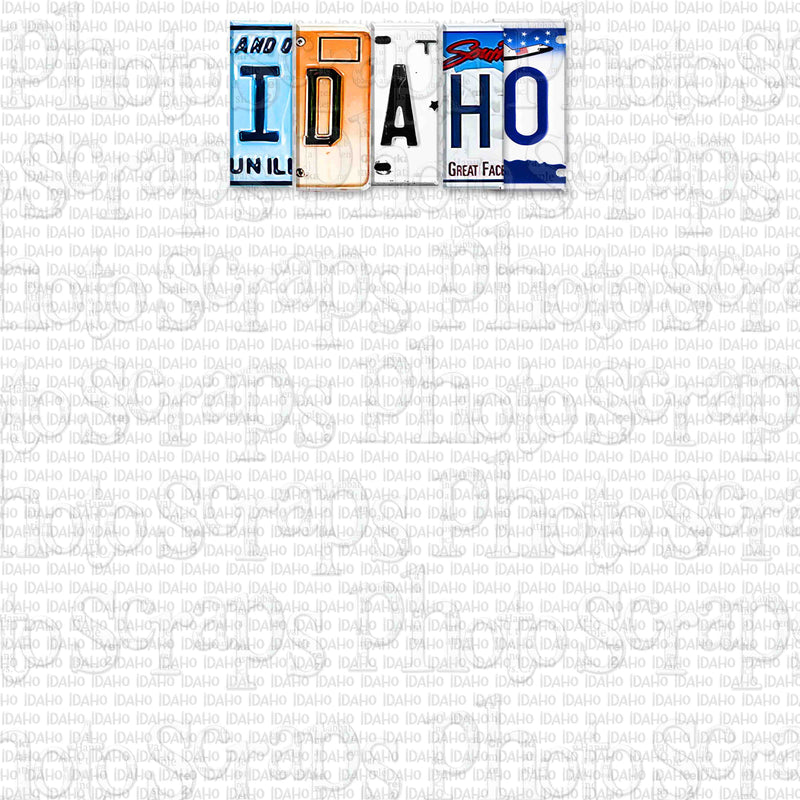 Idaho State License Plate Title