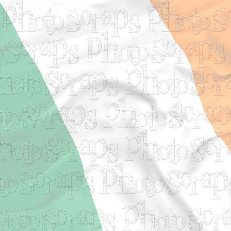 Ireland flag Wrinkled