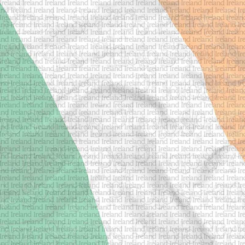 Ireland over flag