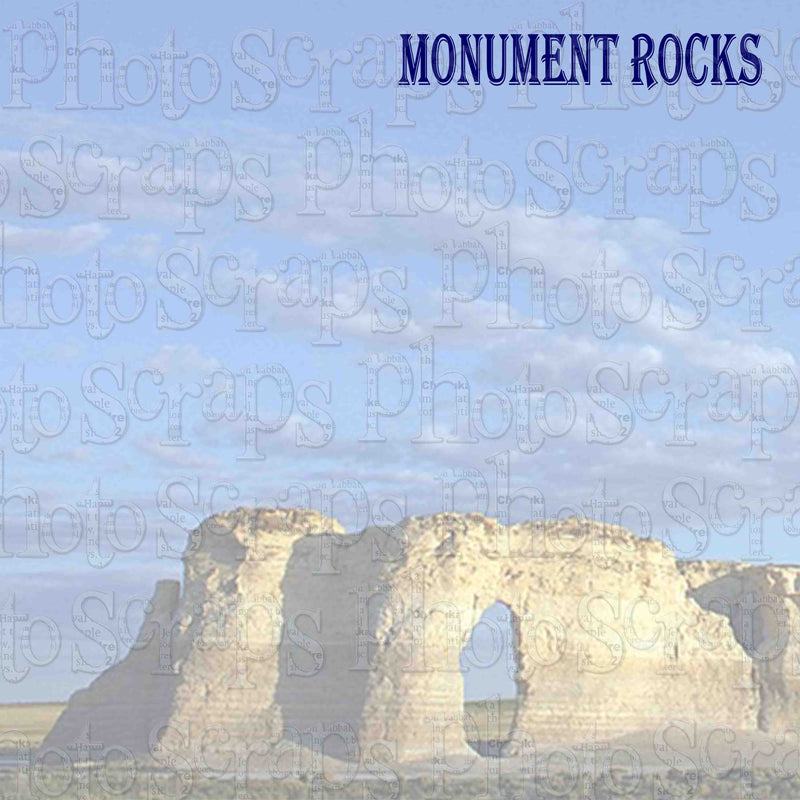 Kansas Monument Rocks Left