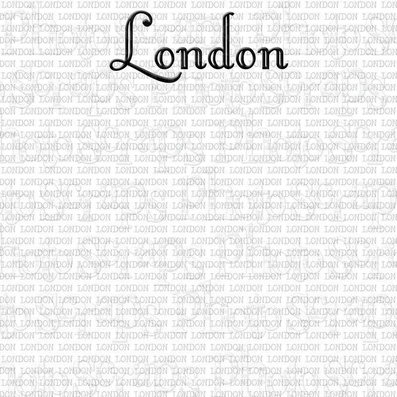 London repeating words and TItle