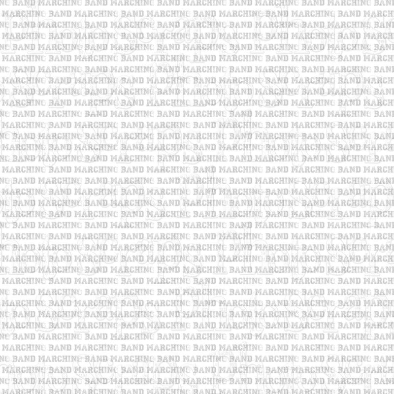 Marching band repeating word