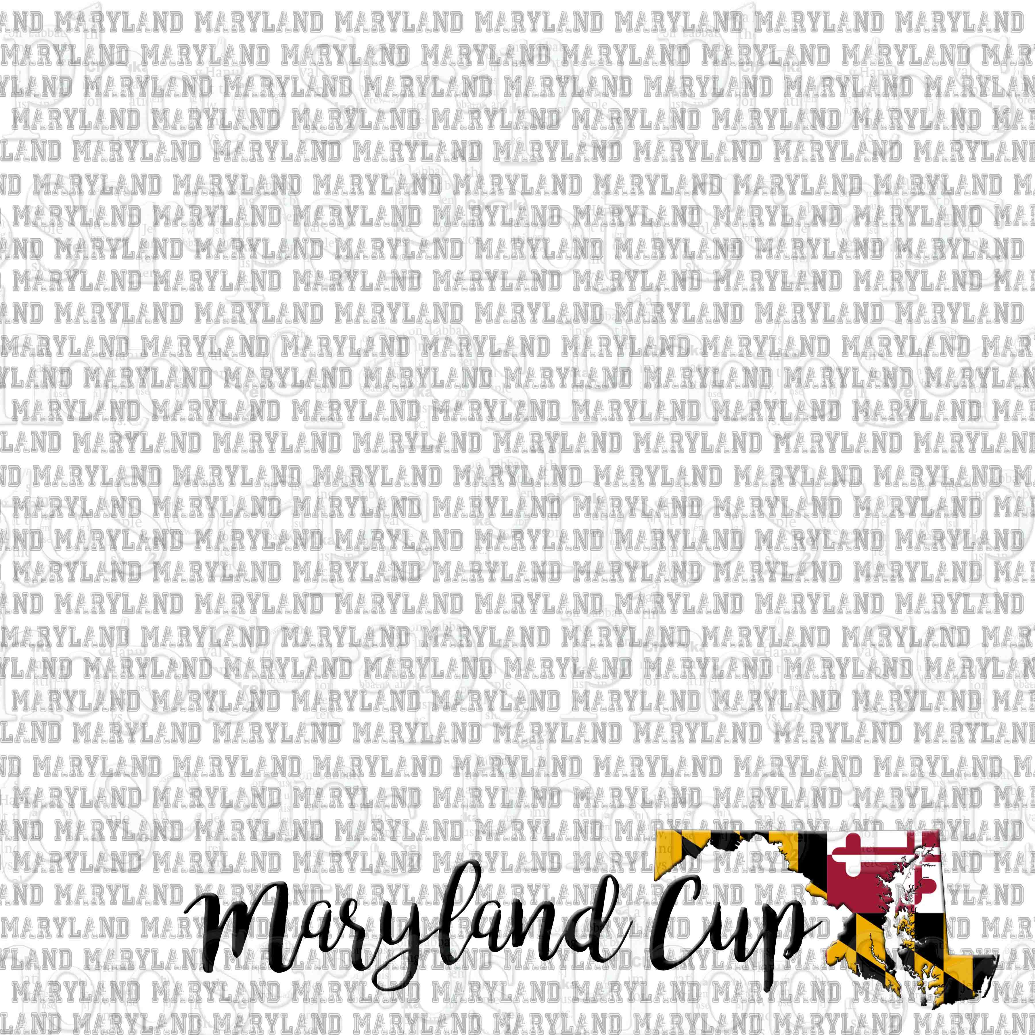 Maryland Cup with Map Paper – Photo Scraps