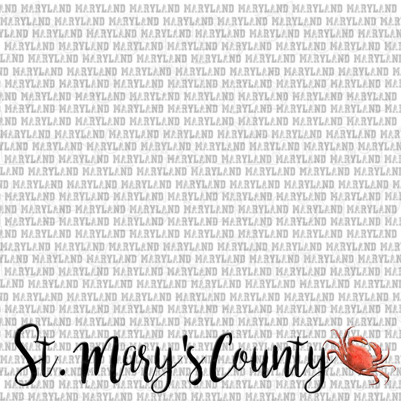 Maryland St Marys county repeating word