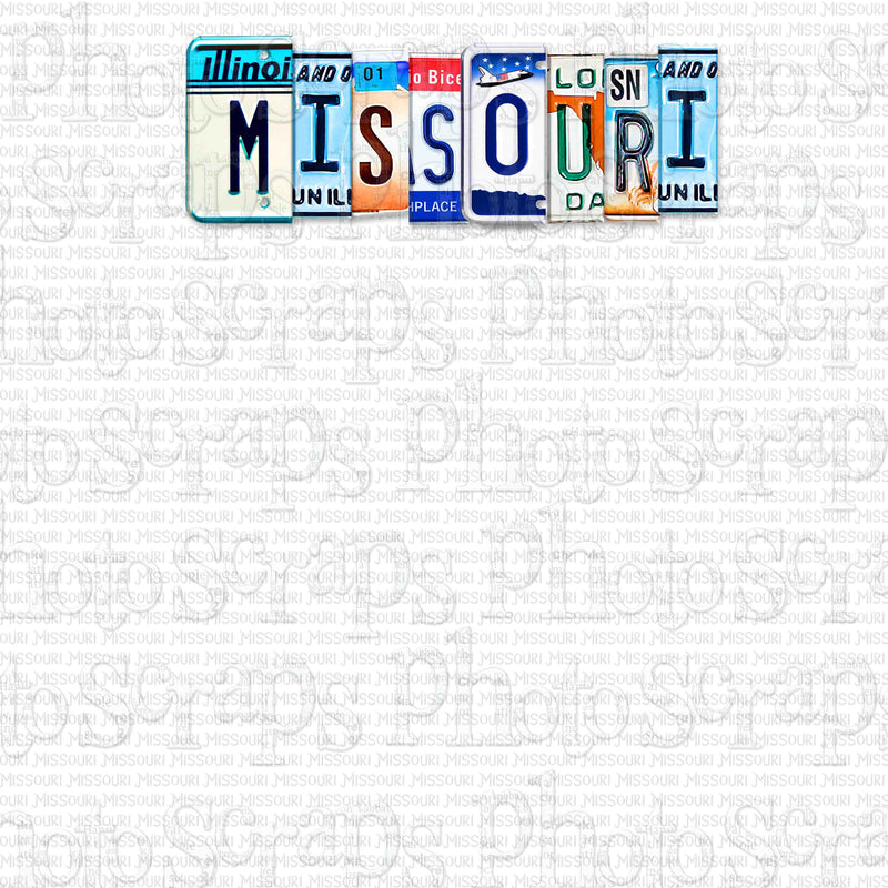 Missouri State License Plate Title