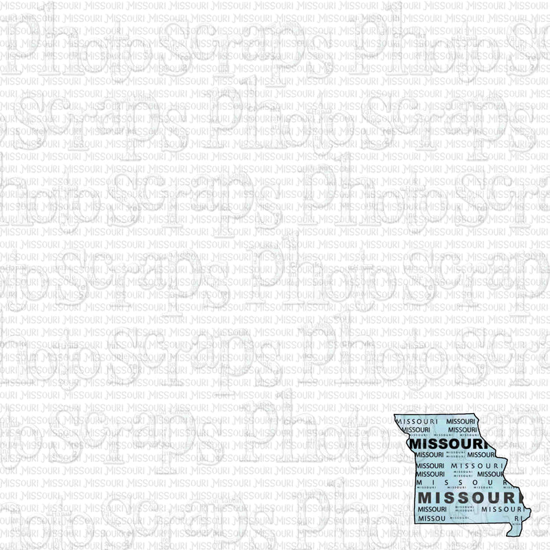 Missouri State Shape Repeat Word