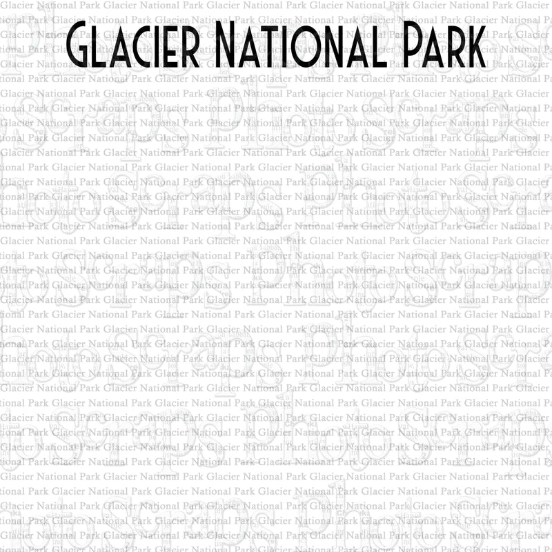 Montana Glacier National Park Title