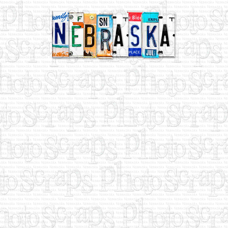 Nebraska State License Plate Title