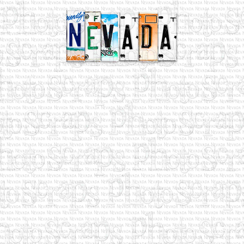 Nevada State License Plate Title