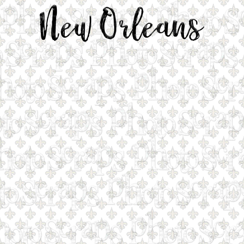 New Orleans Over Fluer de Lis