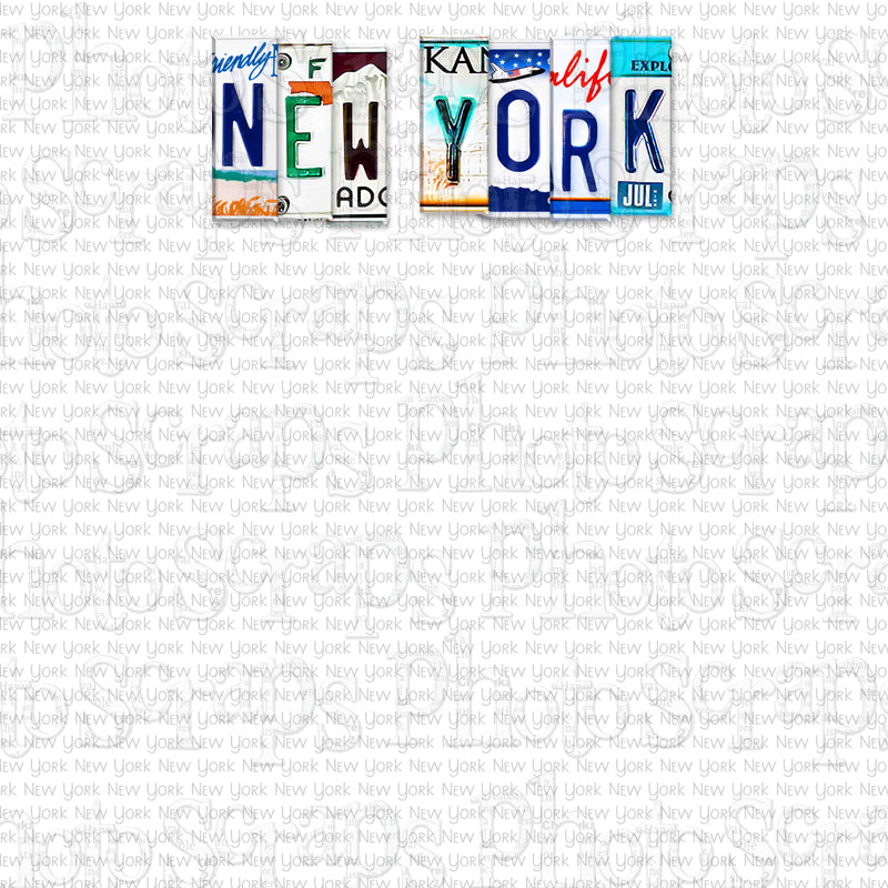 New York State License Plate Title