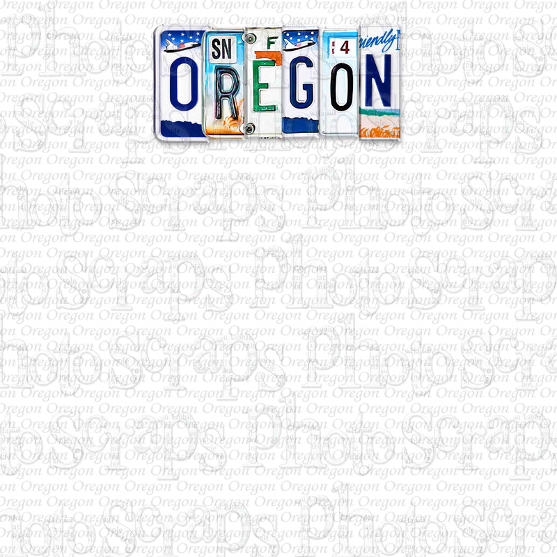 Oregon State License Plate Title